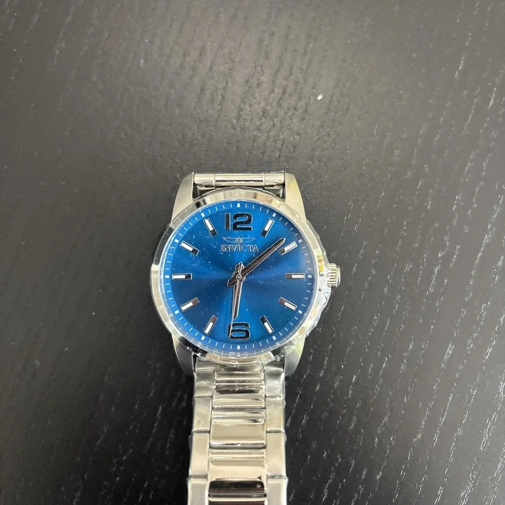 Invicta Celestial 48490 Stellar Mesh 43mm Blue Dial SS Mesh Bracelet Quartz